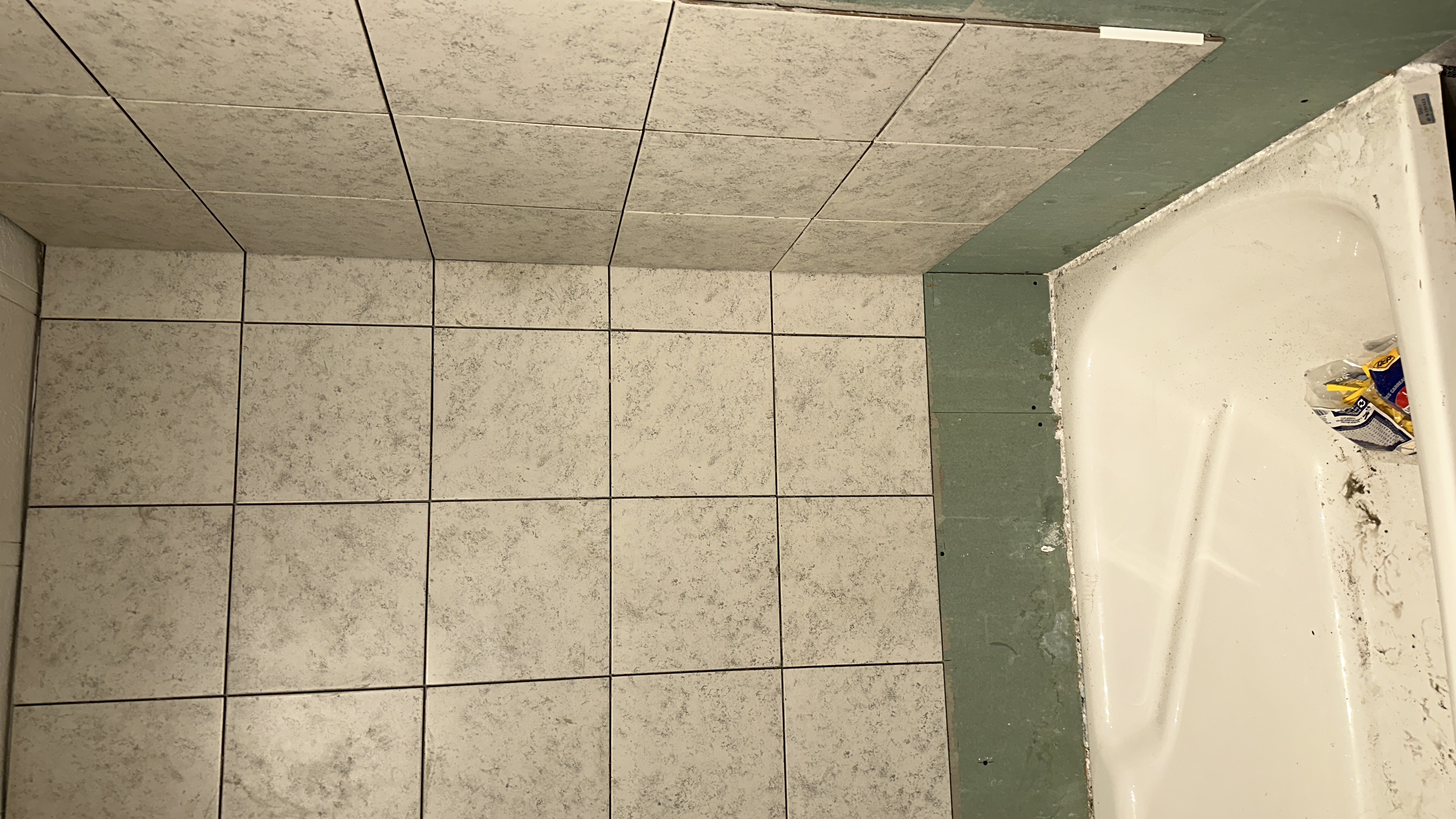 Floor tile installation